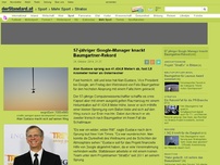 Bild zum Artikel: Stratos - 57-jähriger Google-Manager knackt Baumgartner-Rekord