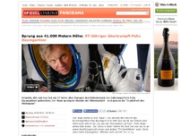 Bild zum Artikel: Sprung aus 41.000 Metern Höhe: 57-Jähriger bricht Baumgartner-Rekord