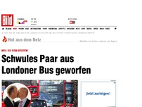 Bild zum Artikel: Weil sie sich küssten! - Schwules Paar aus Londoner Bus geworfen