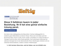 Bild zum Artikel: Diese 9 Gefahren lauern in jeder Beziehung. Nr 8 hat eine genial einfache Lösung parat.