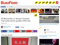 Bild zum Artikel: 19 Momente, in denen Google Translate keine große Hilfe war