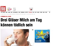 Bild zum Artikel: Schwedische Studie - Drei Gläser Milch am Tag können tödlich sein