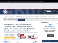 Bild zum Artikel: Viruswarnung: E-Mail mit dem Betreff: “Bestellen”und “Dank dass Sie Auftrag erteilen mit unserer Gesellschaft jetzt! Ihre Bestellung wird zurzeit verarbeitet.”