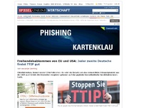 Bild zum Artikel: Freihandelsabkommen von EU und USA: Jeder zweite Deutsche findet TTIP gut