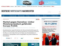 Bild zum Artikel: Merkel gegen Ramelow: Linker Ministerpräsident gefährdet Europa-Politik