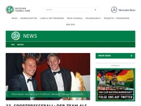 Bild zum Artikel: 33. Sportpresseball: DFB-Team als 'Sportler mit Herz' ausgezeichnet