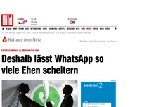 Bild zum Artikel: Seitensprung-Alarm - Deshalb lässt WhatsApp so viele Ehen scheitern
