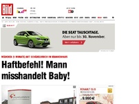 Bild zum Artikel: Haftbefehl erlassen - Mann misshandelt Baby – Schädelbruch