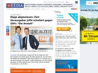 Bild zum Artikel: Klage abgewiesen: Zeit-Herausgeber Joffe scheitert gegen ZDFs “Die Anstalt”
