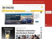 Bild zum Artikel: Extremismus - 'Radikale Islamisten überfordern Polizei'