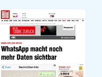 Bild zum Artikel: Haken-Gate geht weiter - WhatsApp macht noch mehr Daten sichtbar