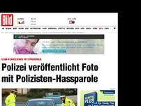 Bild zum Artikel: ACAB-Kennzeichen - Polizei veröffentlicht Polizisten-Hassparole