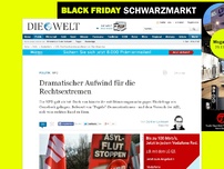 Bild zum Artikel: NPD: Dramatischer Aufwind für die Rechtsextremen