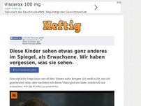 Bild zum Artikel: Diese Kinder sehen etwas ganz anderes im Spiegel, als Erwachsene. Wir haben vergessen, was sie...