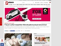 Bild zum Artikel: Gynäkologie-Professor fordert: Frauen sollten bezahlten Menstruationsurlaub bekommen