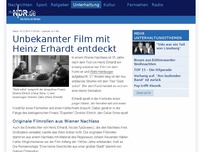 Bild zum Artikel: Unbekannter Film mit Heinz Erhardt entdeckt