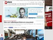 Bild zum Artikel: Müllberge in der Nespresso-Recyclinganlage: Was vom Kaffeekapsel-Wahnsinn übrig bleibt