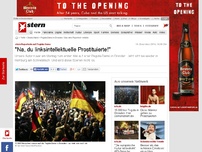 Bild zum Artikel: stern-Reporterin auf Pegida-Demo: 'Na, du linksintellektuelle Prostituierte!'