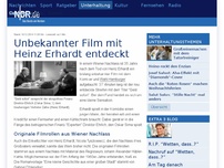 Bild zum Artikel: Unbekannter Film mit Heinz Erhardt entdeckt