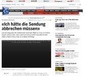 Bild zum Artikel: Schawinski nimmt Stellung: «Ich hätte die Sendung abbrechen müssen»