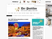 Bild zum Artikel: Über 2000 Weihnachtsmärkte von akuter Schließung bedroht