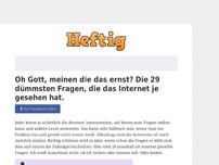 Bild zum Artikel: Oh Gott, meinen die das ernst? Die 29 dümmsten Fragen, die das Internet je gesehen hat.