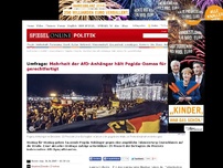 Bild zum Artikel: Umfrage: Mehrheit der AfD-Anhänger hält Pegida-Demos für gerechtfertigt