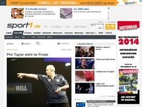 Bild zum Artikel: Phil Taylor steht im Finale