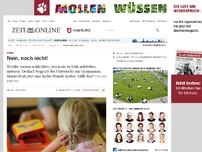 Bild zum Artikel: Schule: 
  Nein, noch nicht!