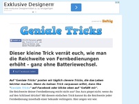 Bild zum Artikel: Dieser kleine Trick verrät euch, wie man die Reichweite von Fernbedienungen erhöht – ganz ohne...