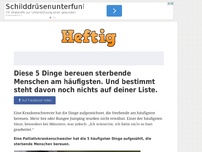 Bild zum Artikel: Diese 5 Dinge bereuen sterbende Menschen am häufigsten. Und bestimmt steht davon noch nichts auf...