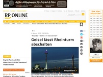 Bild zum Artikel: 'Pegida'-Demo in Düsseldorf - Geisel lässt Rheinturm abschalten