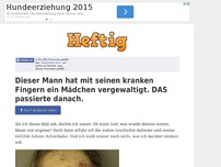 Bild zum Artikel: Dieser Mann hat mit seinen kranken Fingern ein Mädchen vergewaltigt. DAS passierte danach.