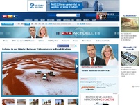 Bild zum Artikel: Schnee in der Wüste Seltene Bilder aus Saudi-Arabien