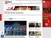 Bild zum Artikel: Mahnwache in Berlin: Fast mehr Minister als Moslems