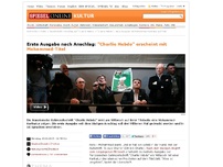 Bild zum Artikel: Erste Ausgabe nach Anschlag: 'Charlie Hebdo' erscheint mit Mohammed-Titel