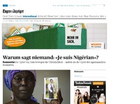 Bild zum Artikel: Warum sagt niemand: «Je suis Nigérian»?