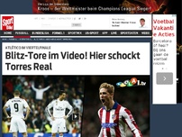 Bild zum Artikel: Torres schockt Real mit zwei Blitz-Toren Titelverteidiger Real Madrid ist im spanischen Pokal-Wettbewerb Copa del Rey im Achtelfinale an Stadtrivale Atlético gescheitert. Matchwinner war Fernando Torres. »