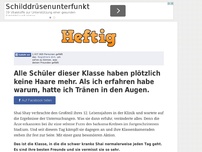 Bild zum Artikel: Alle Schüler dieser Klasse haben plötzlich keine Haare mehr. Als ich erfahren habe warum, hatte...