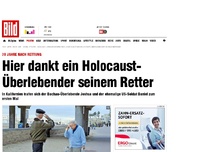 Bild zum Artikel: 70 Jahre nach Rettung - Holocaust-Überlebender dankt seinem Befreier