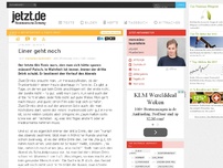 Bild zum Artikel: Einer geht noch