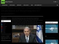 Bild zum Artikel: Ohne Moos nichts los – Israel fordert Deutschland auf Bezahlung des ICC einzustellen
