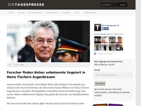 Bild zum Artikel: Forscher finden bisher unbekannte Vogelart in Heinz Fischers Augenbrauen