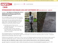 Bild zum Artikel: Mitbewohner von Khaled legt Geständnis ab!