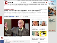 Bild zum Artikel: Promi-Ansagen in der Berliner U2: Dieter Hallervorden provoziert mit der 'Mohrenstraße'