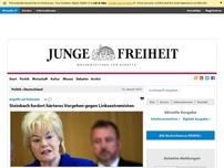 Bild zum Artikel: Steinbach fordert härteres Vorgehen gegen Linksextremisten