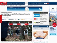 Bild zum Artikel: Zwei Männer festgenommen - Verdächtiger gesteht Mord an verbrannter Schwangeren