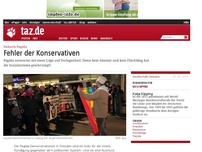 Bild zum Artikel: Debatte Pegida: Fehler der Konservativen