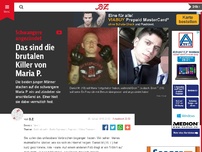 Bild zum Artikel: Da sind die brutalen Killer von Maria P.