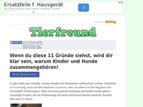 Bild zum Artikel: Wenn du diese 11 Gründe siehst, wird dir klar sein, warum Kinder und Hunde zusammengehören!